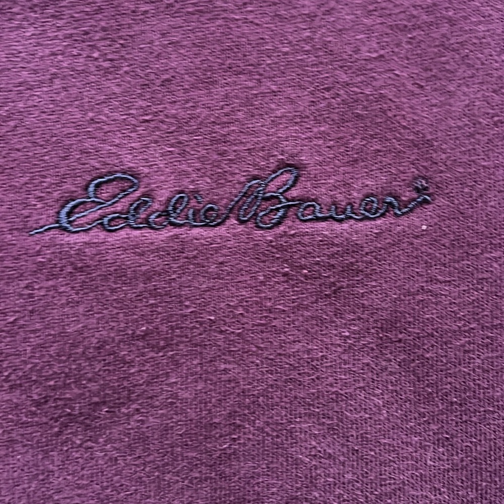 Vintage Eddie Bauer Sweatshirt / Medium / Purple - Picture 3 of 9